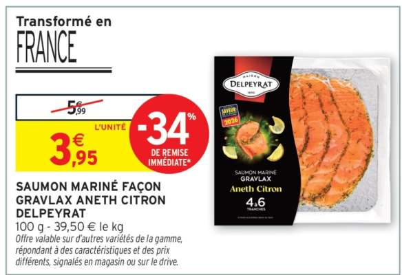 Saumon Mariné Façon Gravlax Aneth Citron Delpeyrat
