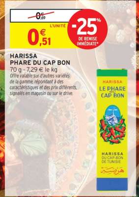 Harissa PHARE DU CAP BON