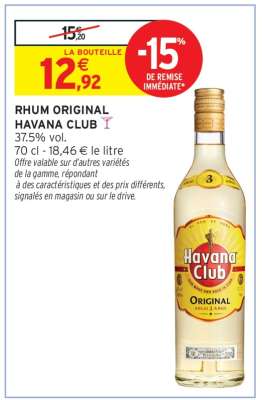 RHUM ORIGINAL HAVANA CLUB