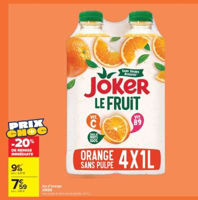 Jus d'orange JOKER