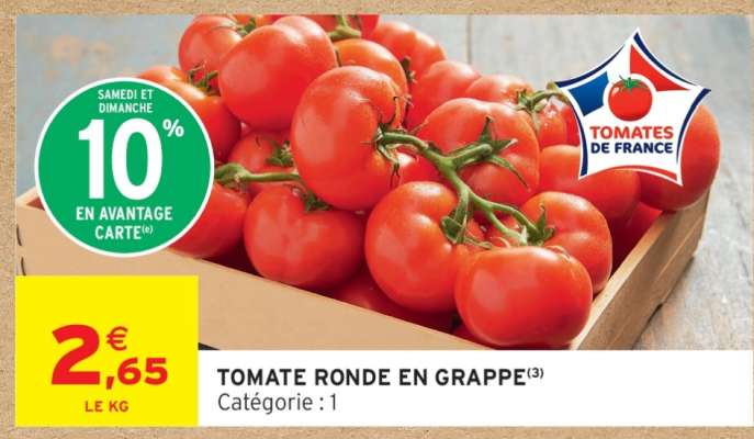 TOMATE RONDE EN GRAPPE