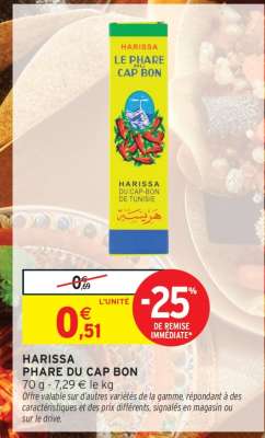 Harissa PHARE DU CAP BON
