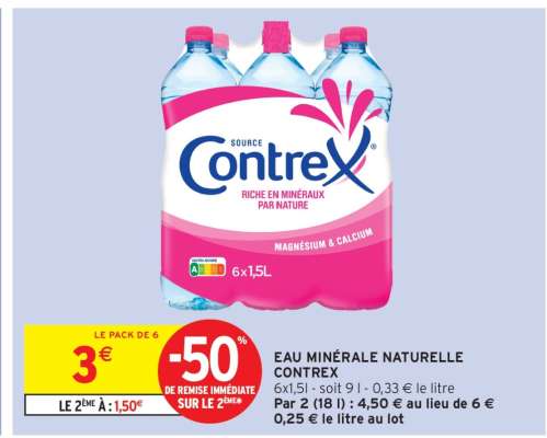 Eau Minérale Naturelle Contrex