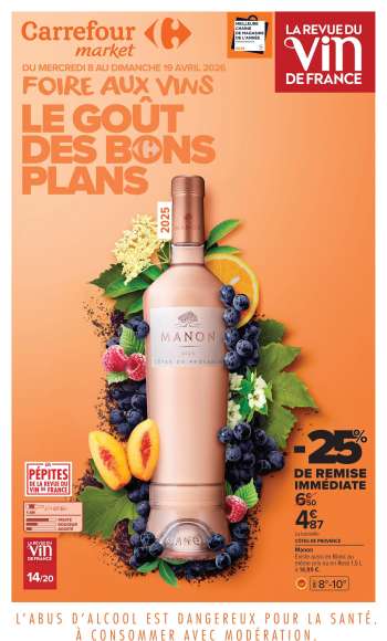 Catalogue Carrefour Market - 08/04/2026 - 19/04/2026.