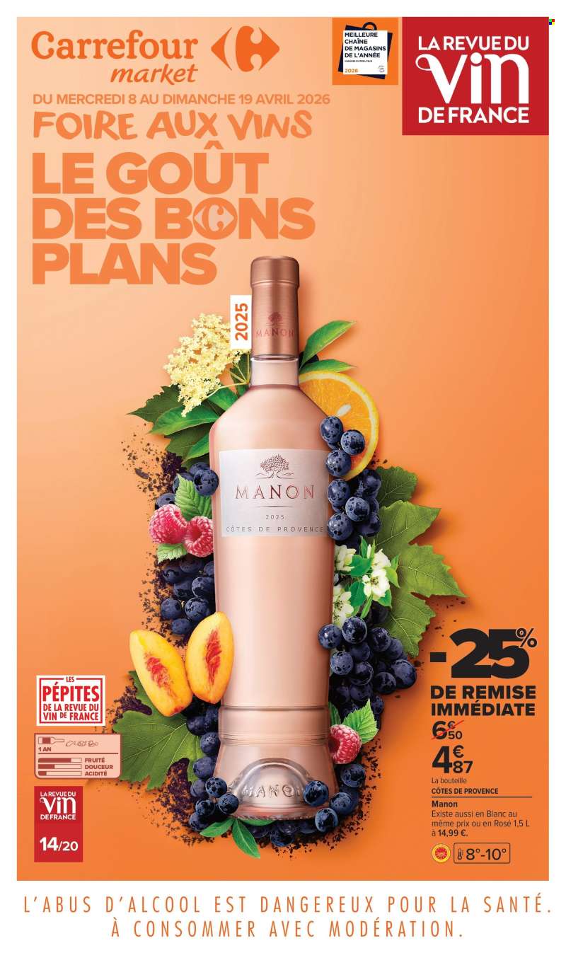 Catalogue Carrefour Market - 08/04/2026 - 19/04/2026.