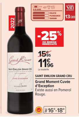 Grand Moment «Cuvée d’Exception»