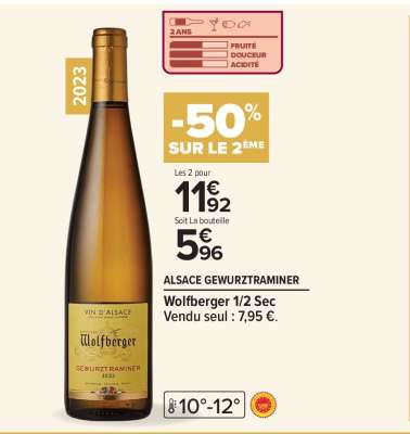 Wolfberger Gewurztraminer 1/2 Sec