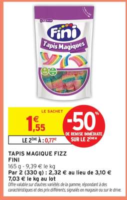 TAPIS MAGIQUE FIZZ
