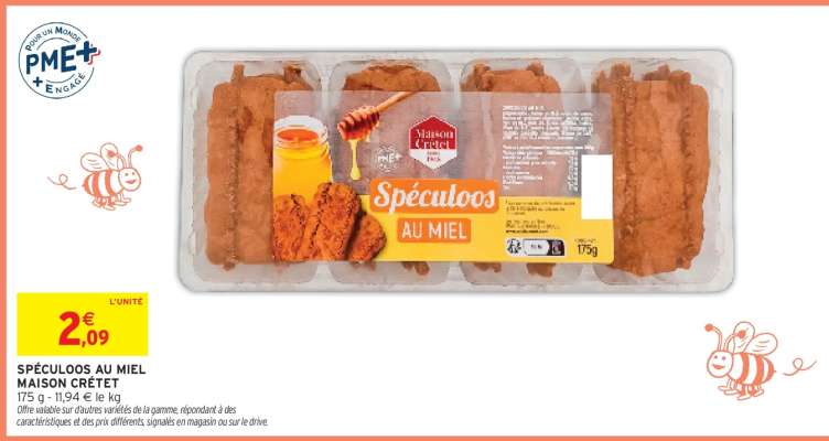 SPÉCULOOS AU MIEL MAISON CRÊTET