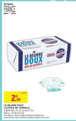 LE BEURRE DOUX