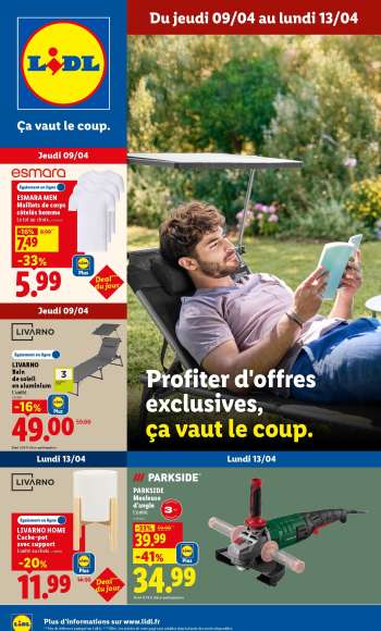 Catalogue Lidl - 09/04/2026 - 13/04/2026.