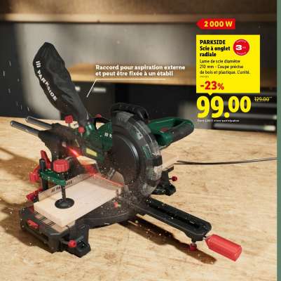 PARKSIDE Scie à onglet radiale