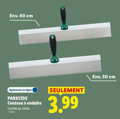 PARKSIDE Couteau à enduire