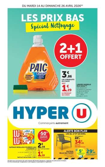 Catalogue HYPER U - 14/04/2026 - 26/04/2026.