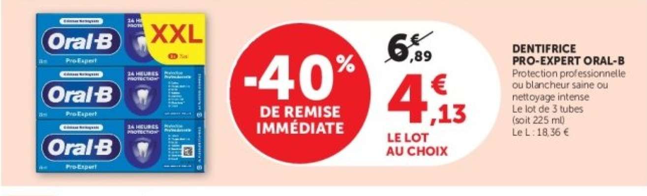 Dentifrice Pro Expert Oral-B