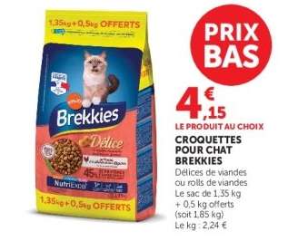 CROQUETTES POUR CHAT BREKKIES