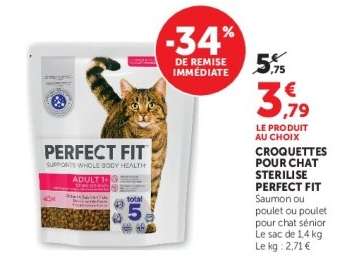 CROQUETTES POUR CHAT STERILISE PERFECT FIT