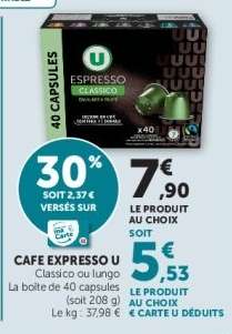 CAFE EXPRESSO U