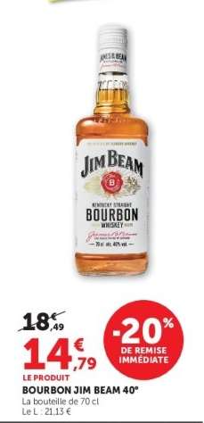 Bourbon Jim Beam 40°