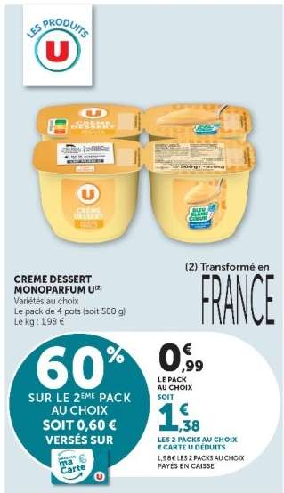 CREME DESSERT MONOPARFUM