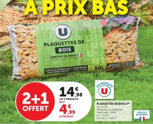 PLAQUETTES DE BOIS