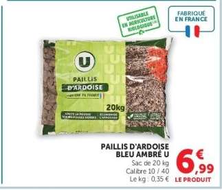 Paillis d'Ardoise Bleu Ambré U