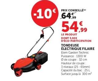 Tondeuse Electrique Filaire
