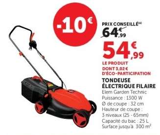 Tondeuse Electrique Filaire