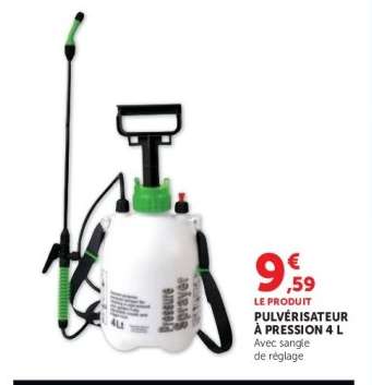 Pulvérisateur à pression 4 L
