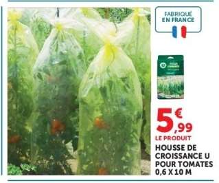 Housse de Croissance U pour Tomates