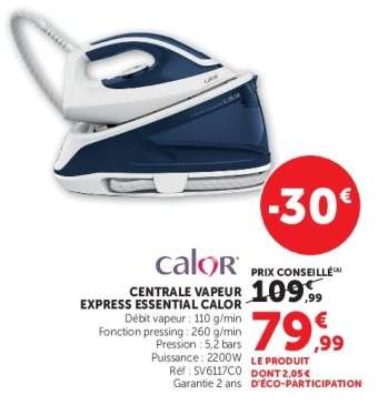 Centrale Vapeur Express Essential Calor