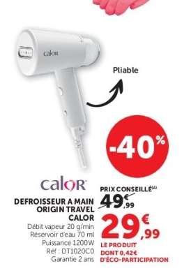 DEFROISSEUR A MAIN ORIGIN TRAVEL CALOR