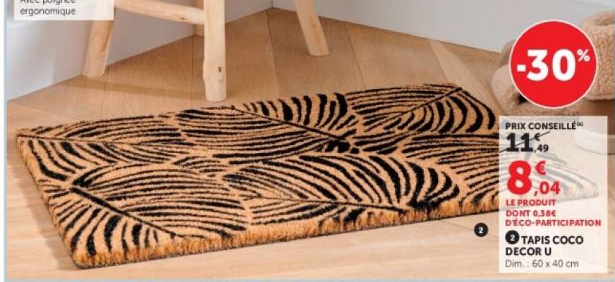 TAPIS COCO DECOR U