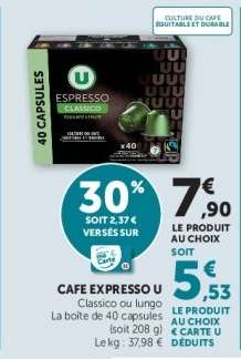 CAFE EXPRESSO U