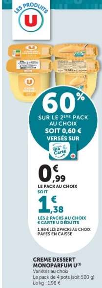 CREME DESSERT MONOPARFUM U