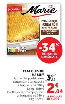 Plat Cuisiné Marie