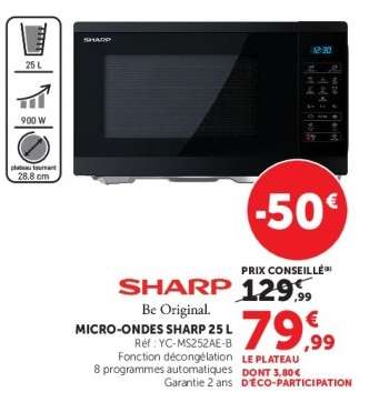 MICRO-ONDES SHARP 25 L