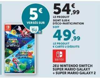 Jeu Nintendo Switch Super Mario Galaxy + Super Mario Galaxy 2