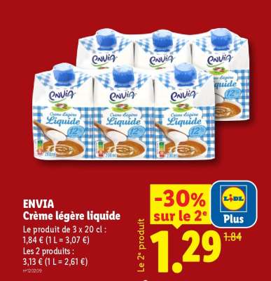 ENVIA Crème légère liquide