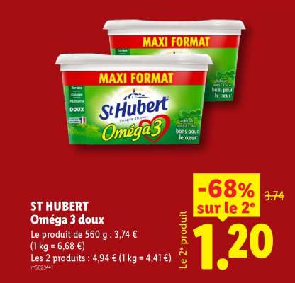 ST HUBERT OMÉGA 3 DOUX