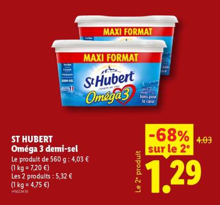 St-Hubert Oméga 3 Demi-Sel