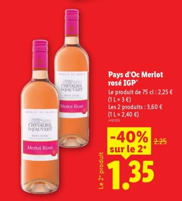 Pays d'Oc Merlot Rosé IGP