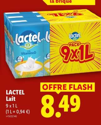 Lactel lait