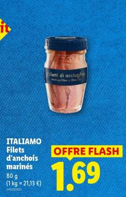 ITALIAMO Filets d'anchois marinés