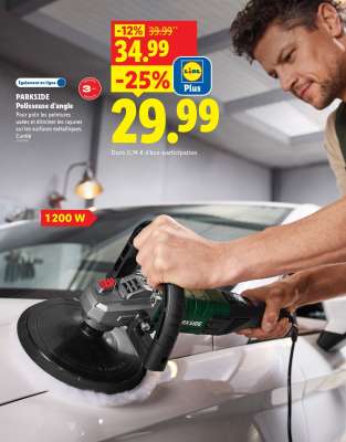 PARKSIDE Polisseuse d'angle