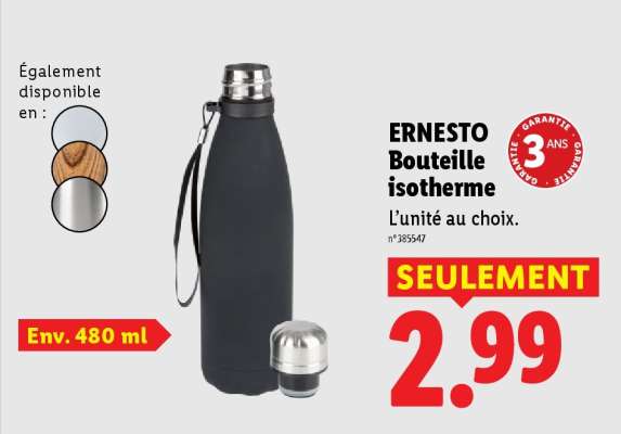ERNESTO Bouteille isotherme