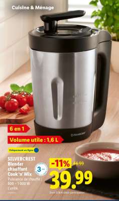 SILVERCREST Blender chauffant Cook 'n' Mix