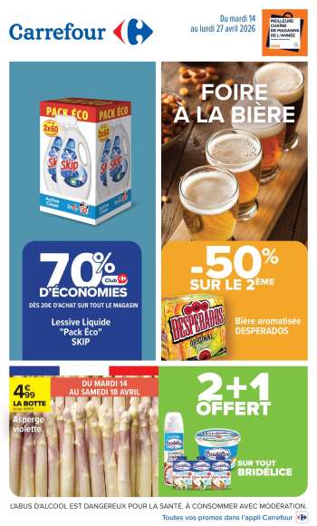 Catalogue Carrefour Hypermarchés - 14/04/2026 - 27/04/2026.