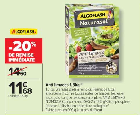 Anti limaces 1,5kg