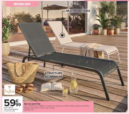 Bain de soleil Tello